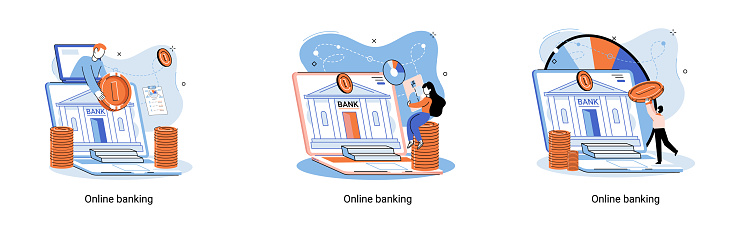 Remote Transaction Online Banking Platform Remote Bank Service Online Transaction System ...
