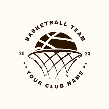Basketball  design template simple style design vector