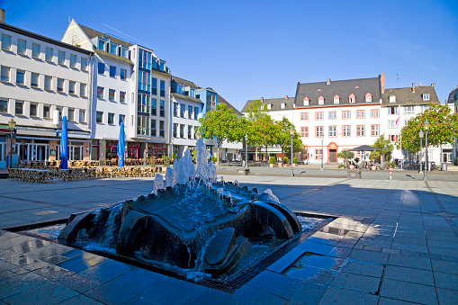 Townscape of Koblenz in Germany.