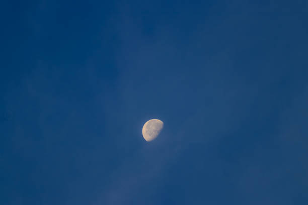 istock Low angle view of moon against sky at day 1480720967