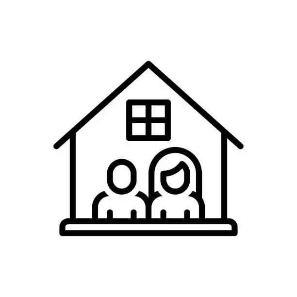 Vector illustration of Household household