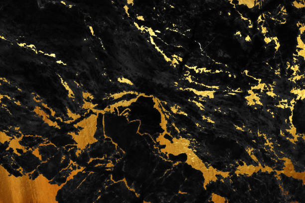 istock Marble black golden texture wall background 1480724179