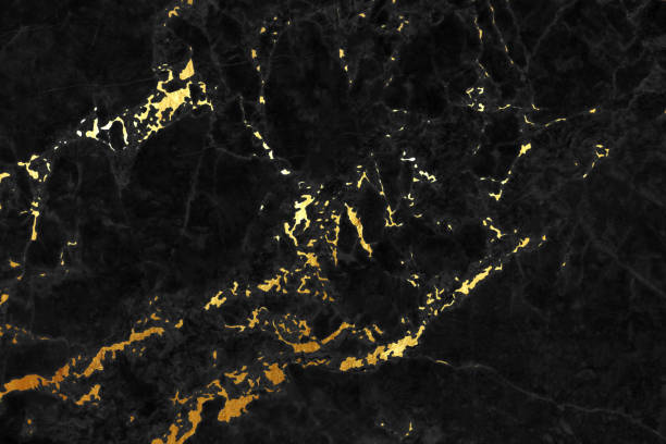 istock Marble black golden texture wall background 1480724259