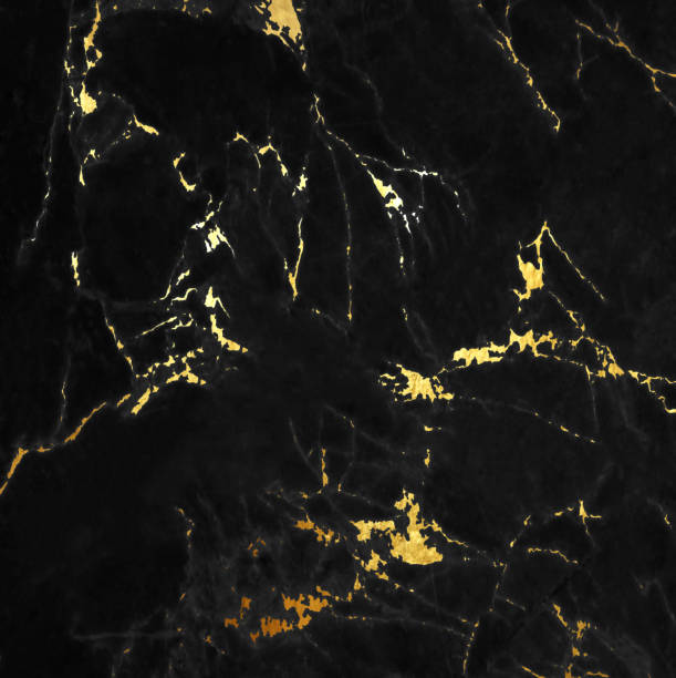 istock Marble black golden texture wall background 1480724324