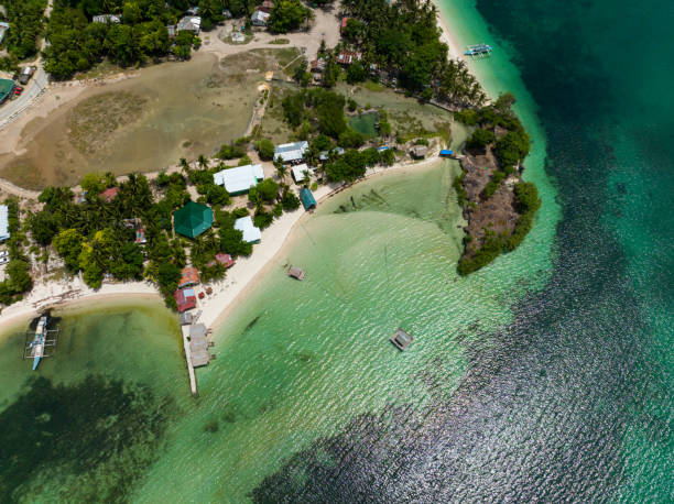 istock Top view of Beautiful sandy beach. 1480733469