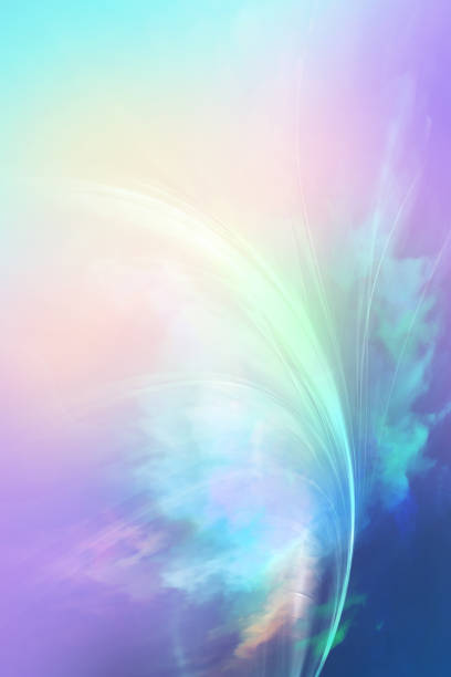 light abstract modern background in light blue and pink shades