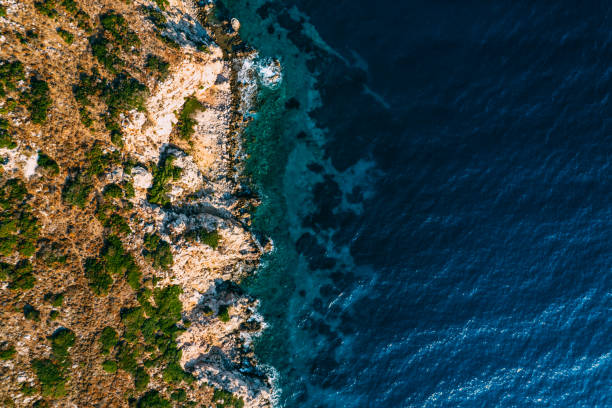 istock Aerial View Aegean Sea Coast 1480752748