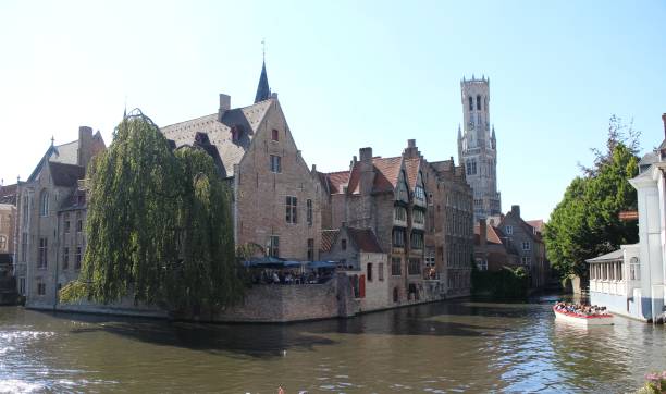 istock Old town and canal in Bruges, Belgium 1480755002
