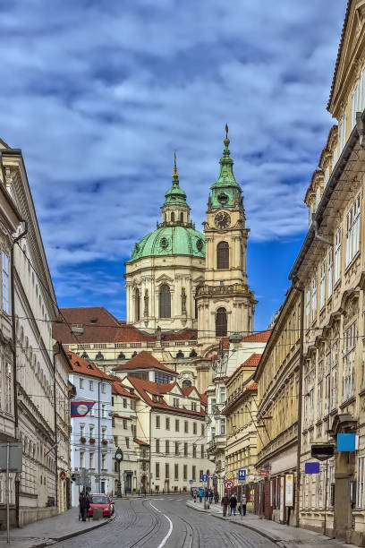istock Street in Prague, Czech republic 1480756506