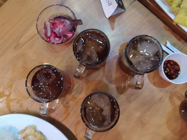 Free Stock Photo of Class of cold iced tea on the table | Download Free ...