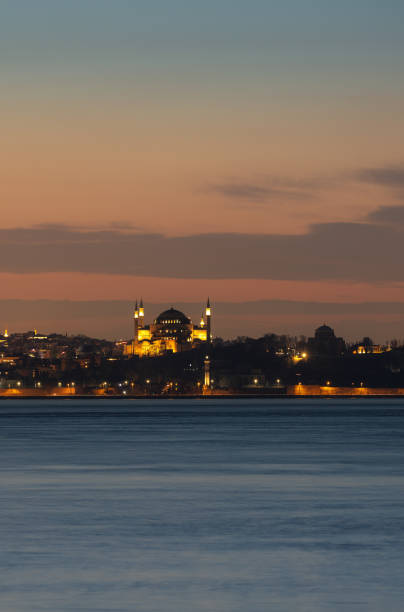 istock Istanbul cityscape at sunset. 1480775161
