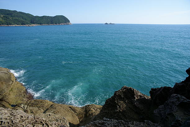 istock Onigajo Castle and the Pacific Ocean 148078136