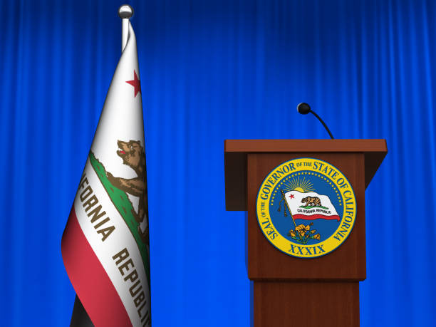 istock California Governor rostrum 1480798739