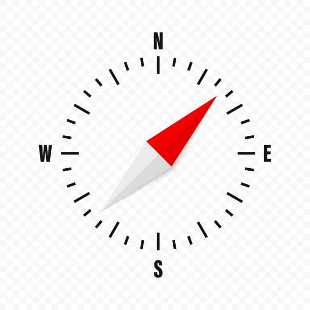 istock Compass arrow icon. Direction icon. Wind rose. North, south, west, east direction. Compass isolated on transparent background. Isolated vector 1480801026