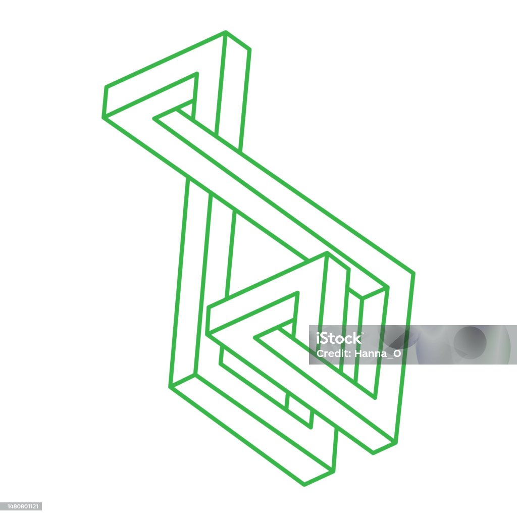 Impossible Math Shape Impossible Shapes Logo Sacred Geometry Figures Optical Illusion ...
