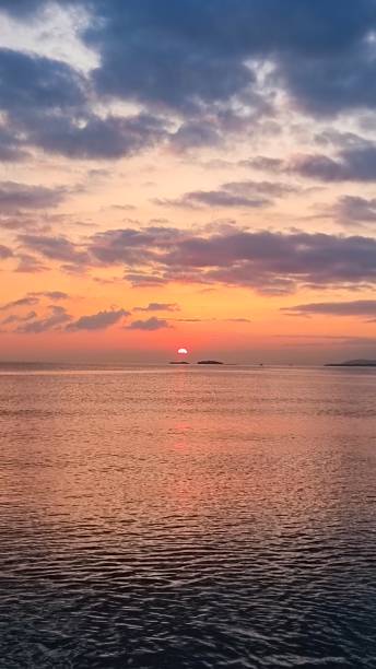 istock Sunset over islans in the sea 02 1480811484