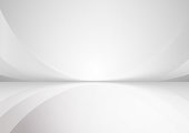 istock Abstract white smooth,curve,wave element modern background. 1480826810