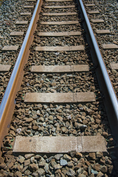 istock The iron rails are covered with rubble 1480833049