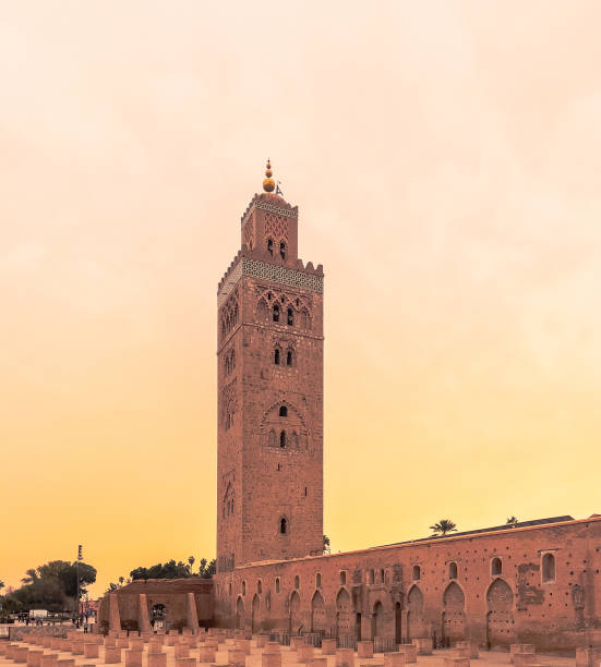 istock Koutoubia Mosque minaret at sunset- Marrakesh, Morocco 1480836968