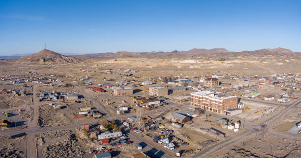 istock Aerial View of Goldfield Nevada 1480838021
