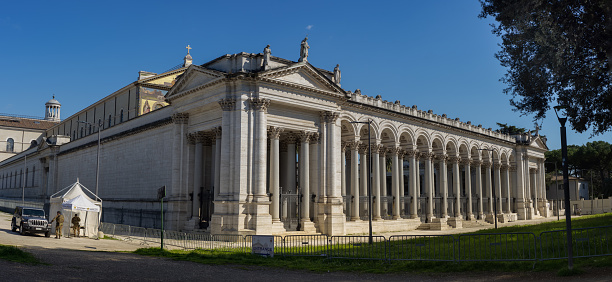 View ofTempio Maggiore di Roma, the only synagogue in Rome from jewish getto. Lazio, Italy.