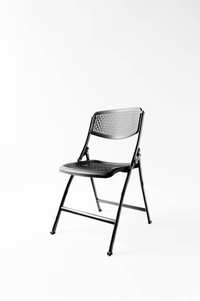 istock Modern black chair isolated on white 1480854592