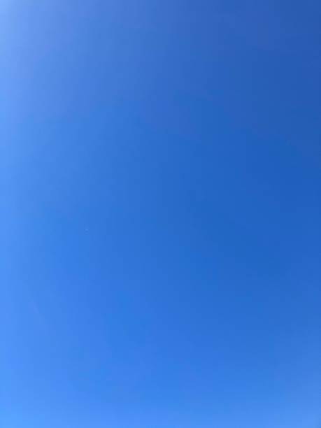 View of the deep blue sky