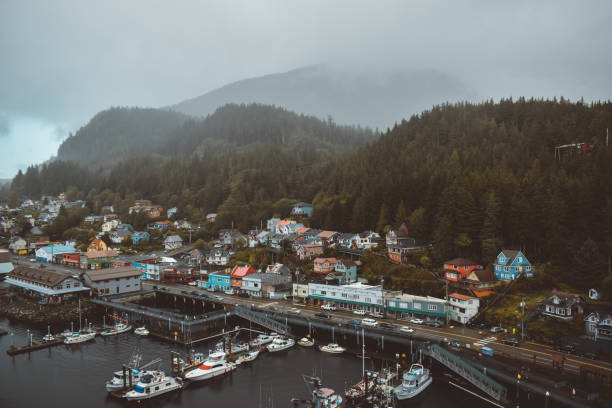 istock View of Ketchikan, Alaska on a cloudy morning 1480861468