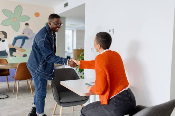 istock Job interview in the modern company 1480873833
