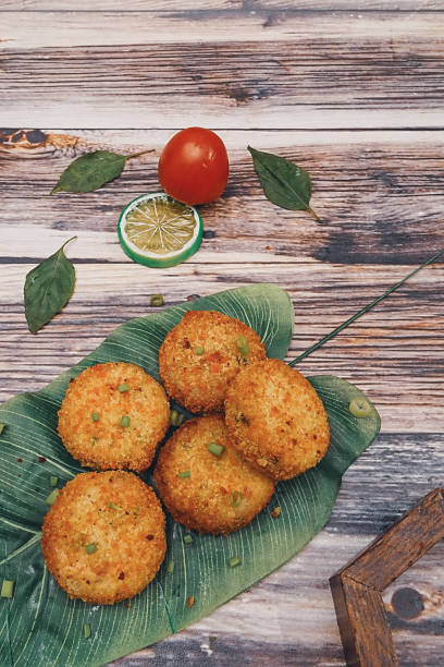 istock Delicious croquette with taro starch from Indonesia 1480875444