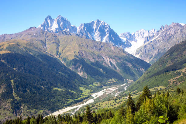 istock glacier in the Caucasus mountain range in Georgia. Mountain landscape 1480876400