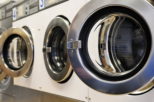 istock The good old laundry mat commercial washers ready to use  148087729
