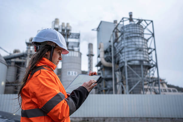 istock Woman engineer working in power plant. 1480878766