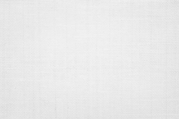 istock Fabric canvas woven texture background in pattern light white color blank. Natural gauze linen, carpet wool and cotton cloth textile textured as clean empty for decoration text. Grey sack material. 1480878800