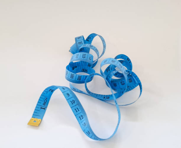 istock Blue measuring tape or Meter tape 1480881133