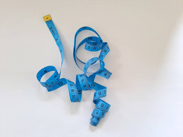 istock Blue measuring tape or Meter tape 1480881150