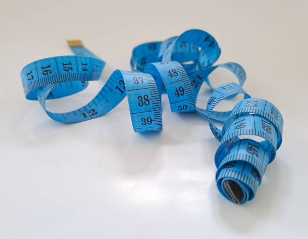 istock Blue measuring tape or Meter tape 1480881158