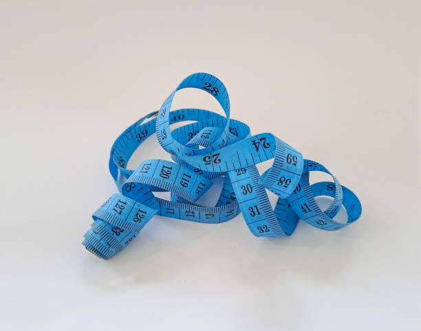 istock Blue measuring tape or Meter tape 1480881173