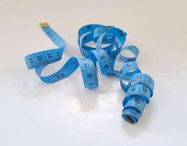 istock Blue measuring tape or Meter tape 1480881183