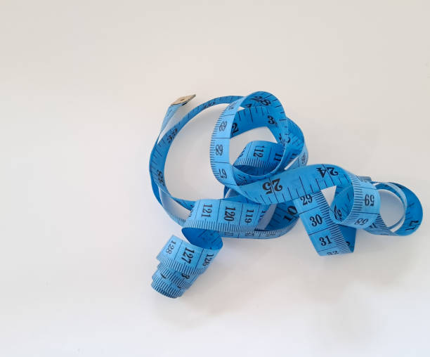 istock Blue measuring tape or Meter tape 1480881200