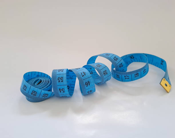 istock Blue measuring tape or Meter tape 1480881204