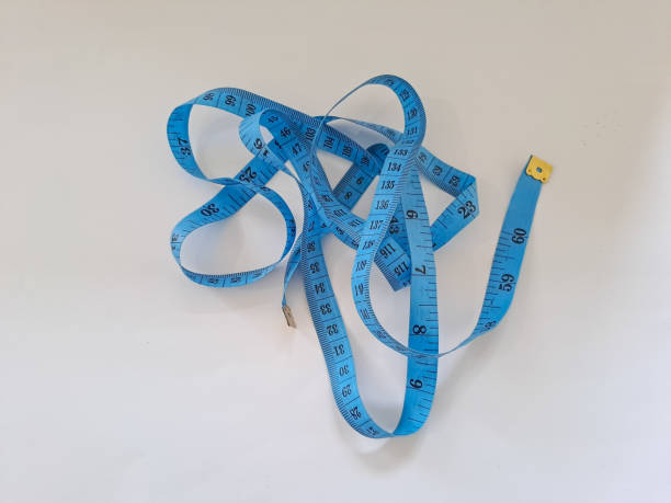 istock Blue measuring tape or Meter tape 1480881215