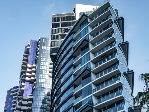 Waterfront apartments at Melbourne Docklands