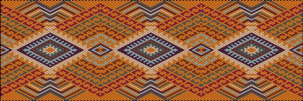 アラビア風のパターン、装飾、トレーサリー、モザイク民族、民俗、国家、織物、インテリ�ア、セラミック、家具のための幾何学模様。 - carpet sample点のイラスト素材／クリップアート素材／マンガ素材／アイコン素材