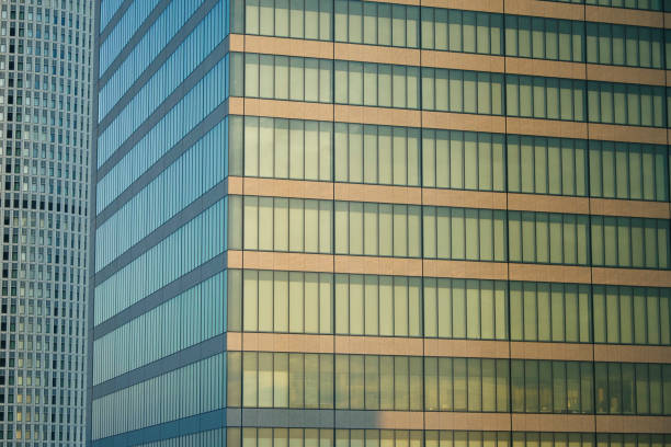 istock Office building window and city image 1480887079