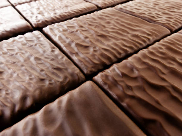 Chocolate Squares stock photo