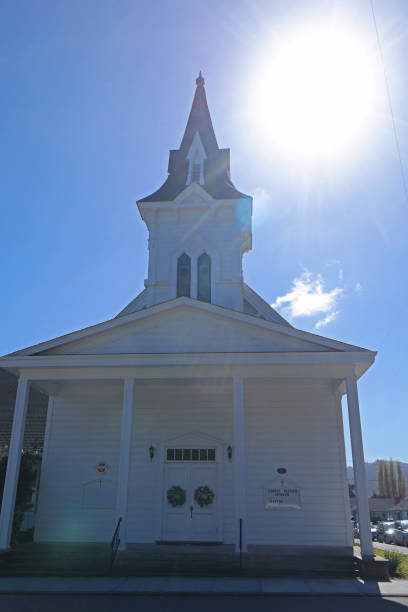 istock White Church with Steeple 1480897250