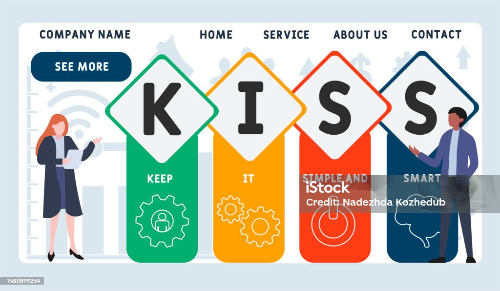 Keep It Simple And Pink Reviews Kiss Keep It Simple And Smart Acronym Stock Illustration - Download
