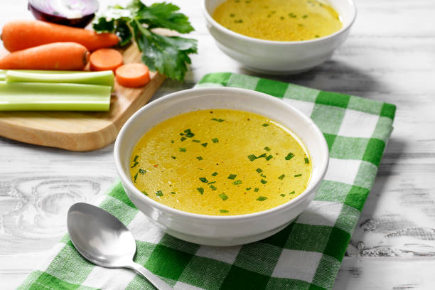 istock Chicken broth, stock or bouillon 1480909553