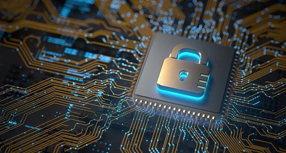 Seguridad cibernética Protección contra violación de datos Ransomware Correo electrónico Phishing Tecnología cifrada, Información digital protegida Segura photo